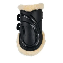 Equestro Fetlock Boots In Polyurethane With Synthetic Lambskin