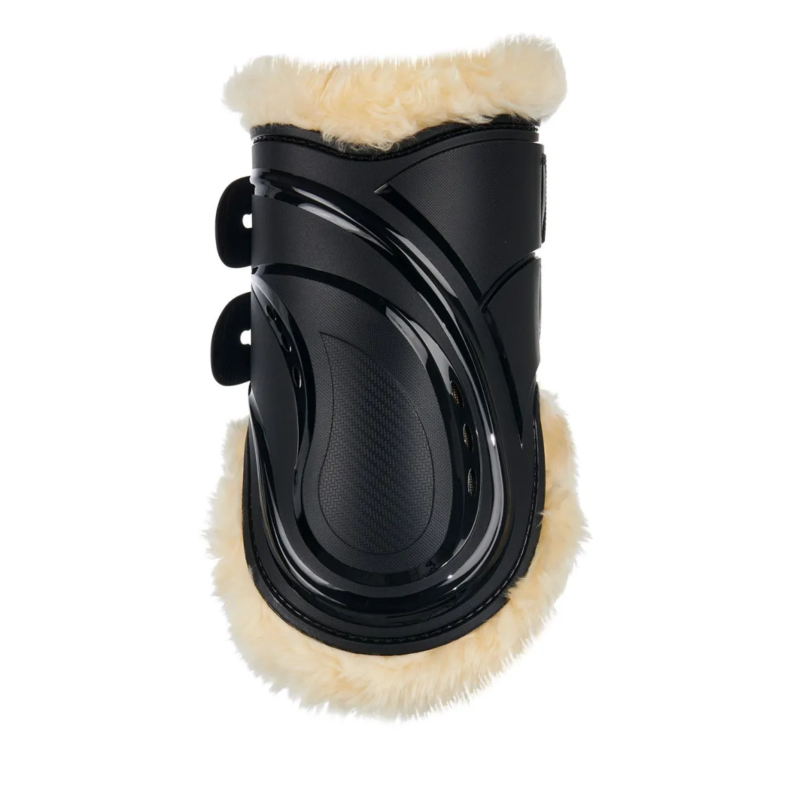 Equestro Fetlock Boots In Polyurethane With Synthetic Lambskin