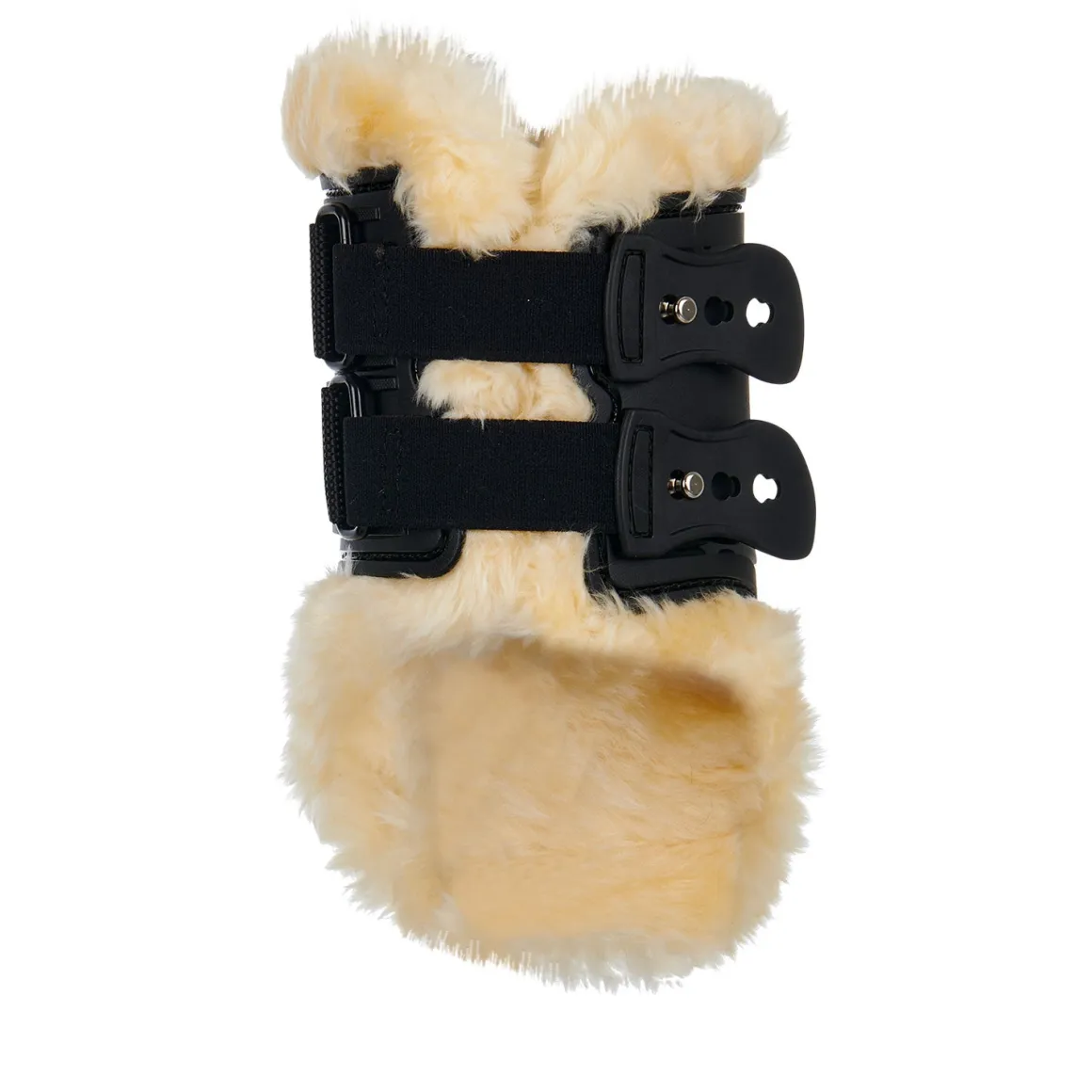 Equestro Fetlock Boots In Polyurethane With Synthetic Lambskin