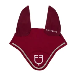 Equestro Fly Veil In Cotton With Central Logo