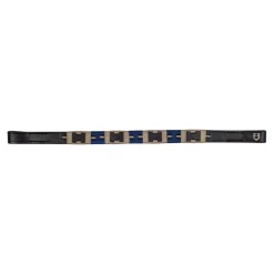 Equestro Leather Browband With Geometric Pattern