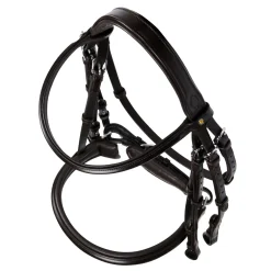 Equestro Leather Dressage Bridle Without Reins