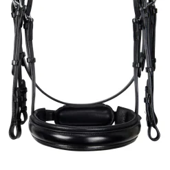 Equestro Leather Dressage Bridle Without Reins