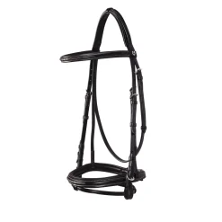 Equestro Leather English Bridle With Embroideries