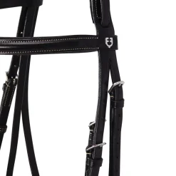 Equestro Leather English Bridle With Embroideries