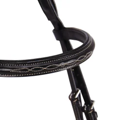 Equestro Leather English Bridle With Embroideries