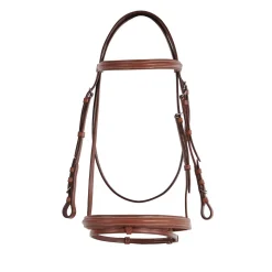 Equestro Leather English Bridle With Embroideries