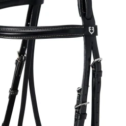 Equestro Leather English Bridle With Embroideries