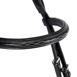 Equestro Leather English Bridle With Embroideries