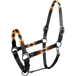 Equestro Leather Halter With Navajo Decorations