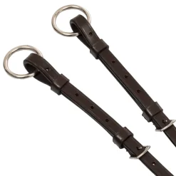 Equestro Martingale Leather Silver Seams