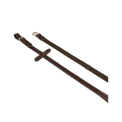 Equestro Reins For English Bridle With Brass Buckles