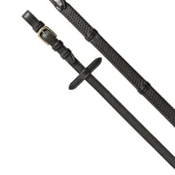 Equestro Reins For English Bridle With Brass-Plated Buckles