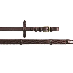 Equestro Reins For English Bridle With Brass-Plated Buckles