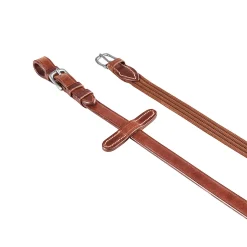 Equestro Reins For English Bridle With Silver Buckles