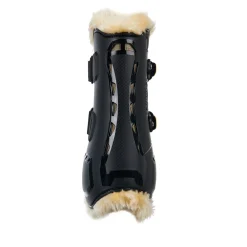 Equestro Tendon Boots In Polyurethane With Synthetic Lambskin