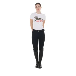 Equestro Women's Crazy Horse Cotton T-Shirt