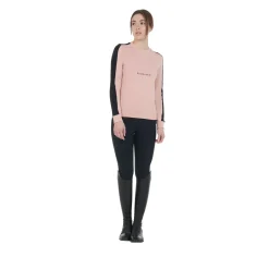 Equestro Women's Crewneck Sweatshirt With Printed Logo