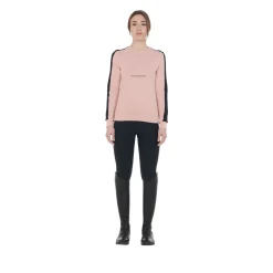 Equestro Women's Crewneck Sweatshirt With Printed Logo