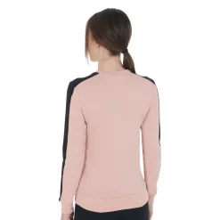 Equestro Women's Crewneck Sweatshirt With Printed Logo