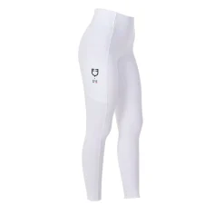 Equestro Women's Slim Fit Full Grip Leggings Equestro X Fise
