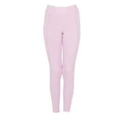 Equestro Women's Slim Fit High-Waisted Leggings with Rhinestones