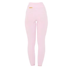 Equestro Women's Slim Fit High-Waisted Leggings with Rhinestones
