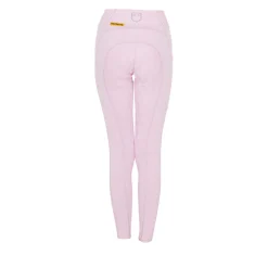 Equestro Women's Slim Fit High-Waisted Leggings with Rhinestones