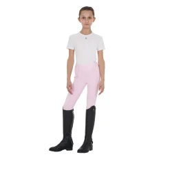 Equestro Women's Slim Fit High-Waisted Leggings with Rhinestones