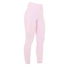 Equestro Women's Slim Fit High-Waisted Leggings with Rhinestones