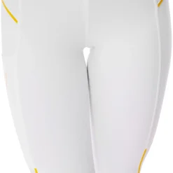 Equestro Women's Slim Fit Leggings with Micro Mesh Inserts
