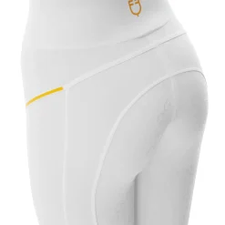 Equestro Women's Slim Fit Leggings with Micro Mesh Inserts