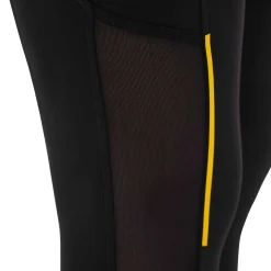 Equestro Women's Slim Fit Leggings with Micro Mesh Inserts