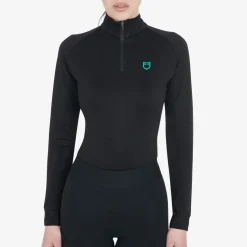 Equestro Women's Slim Fit Long Sleeve Base Layer