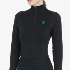 Equestro Women's Slim Fit Long Sleeve Base Layer