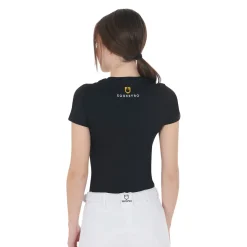 Equestro Women's Slim Fit T-Shirt Moonlight Print
