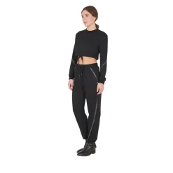 Equestro Women's Tear-Away Pants Full Side Zipper