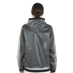 Equestro Women's Transparent Technical Raincoat