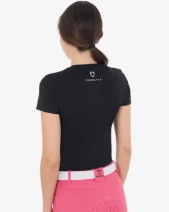 Equestro Women's T-Shirt with So Lovely Print