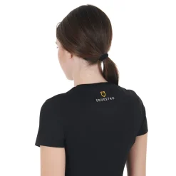 Equestro Women's Wild & Free Slim Fit Cotton T-Shirt