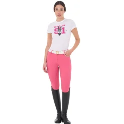 Equestro Women's Wild Life Printed Cotton T-Shirt