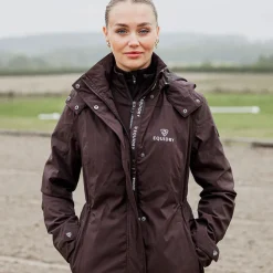 EQUIDRY Women's Bronte Riding Coat with Removable Hood