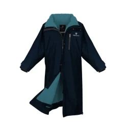 EQUIDRY Women's Thick Fleece Evolution Fixed Hood - Navy/Blue