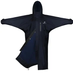 EQUIDRY Women's Thick Fleece Evolution Fixed Hood - Navy/Blue