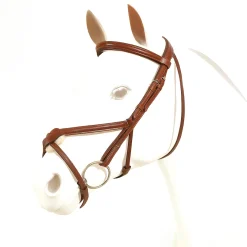 Equipe Emporio Figure 8 Padded Bridle with Brass Fittings - No Reins