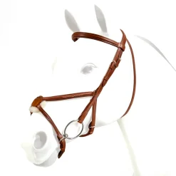 Equipe Emporio Figure 8 Padded Bridle with Silver Fittings - No Reins