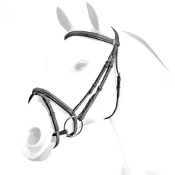 Equipe Emporio Plain Flash Bridle - No Reins