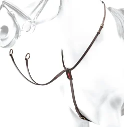 Equipe Leather Martingale with Silver Fittings