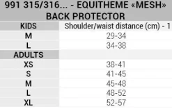 Equitheme Mesh Back Protector