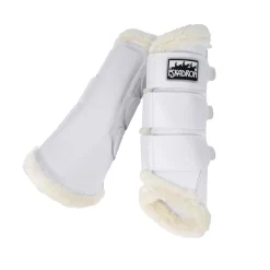 Eskadron Soft Mesh Faux Fur Tendon Boots